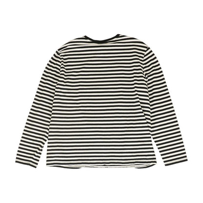 Black Striped Knit Top