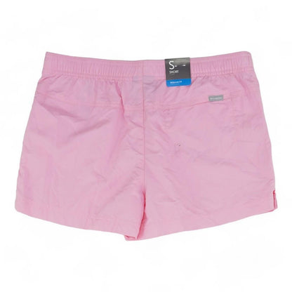 Pink Solid Active Shorts