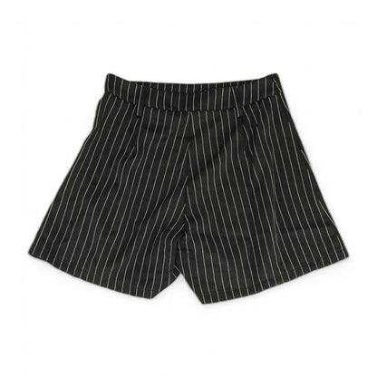 Black Striped Shorts