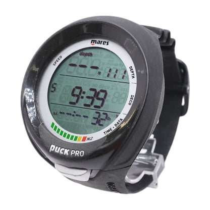 Puck Pro Black Dive Computer Black Band M/L