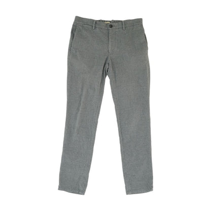 Gray Solid Dress Pants