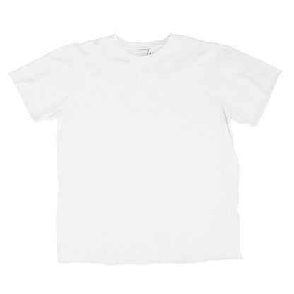 White Solid Crewneck T-Shirt