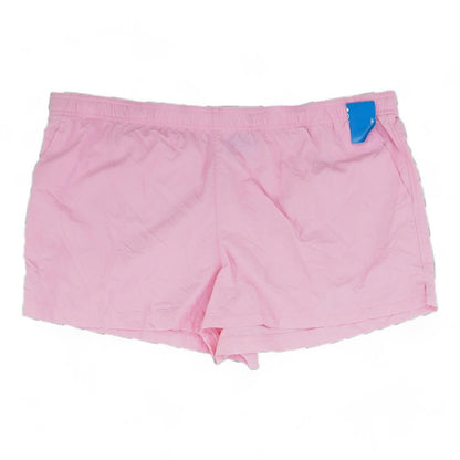 Pink Solid Active Shorts