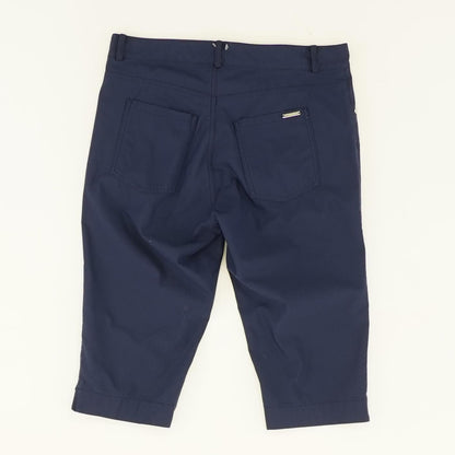 Navy Solid Active Pants