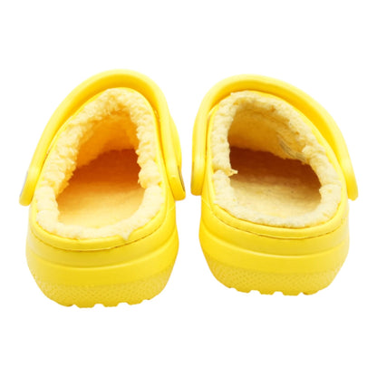 Yellow Fuzz Clog