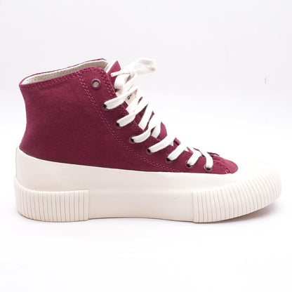 Hi Groove Canvas Cranberry High Top Sneaker