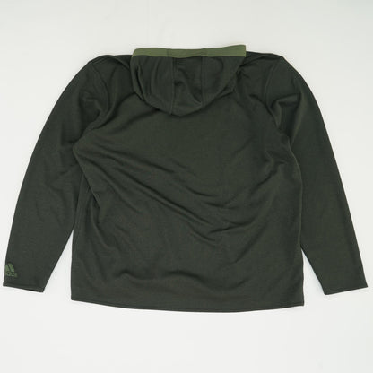 Green Solid Hoodie