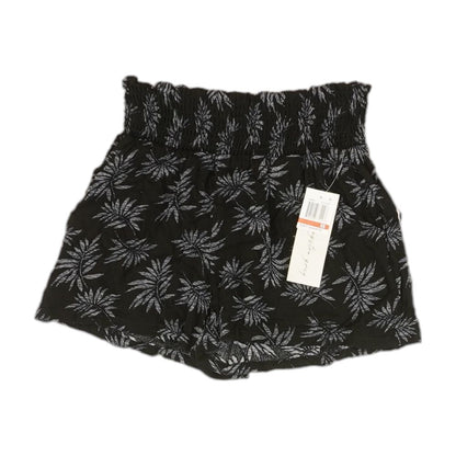 Black Tropical Shorts