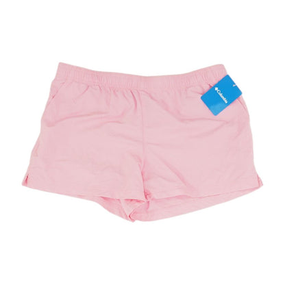 Pink Solid Active Shorts