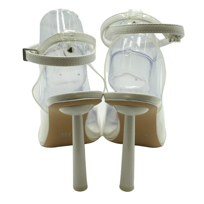 Calea White Stiletto Heels