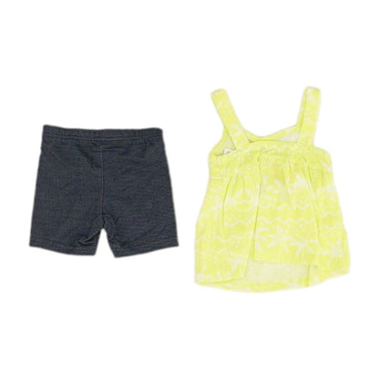 Neon Green Graphic Short Set