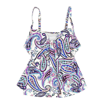 Multi Paisley Swim Top