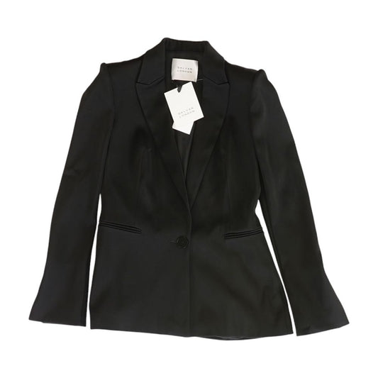 Black Satin Sculpted Blazer