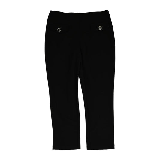 Black Solid Dress Pants