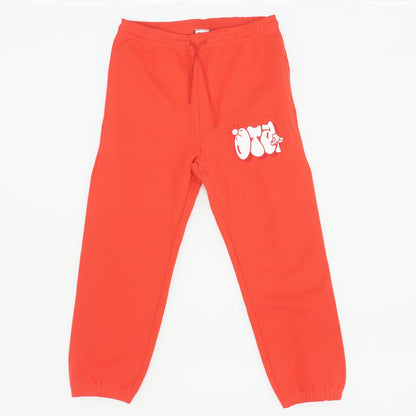 Red Solid Sweatpants