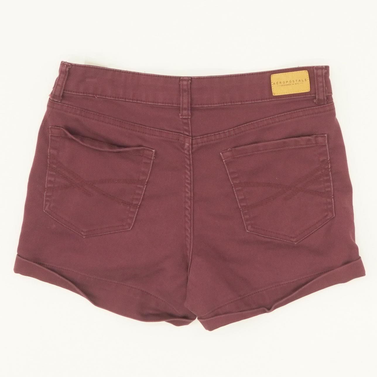 Maroon store jean shorts