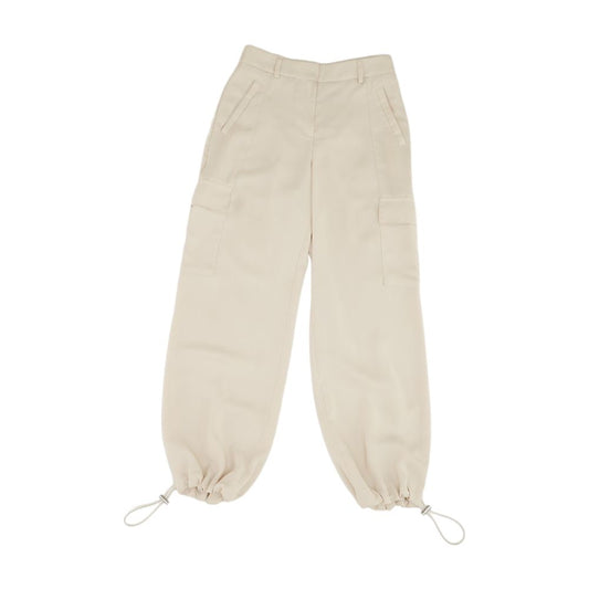 Tan Solid Joggers Pants