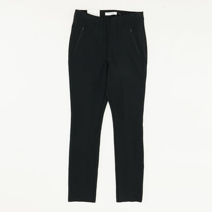 Black Solid Dress Pants