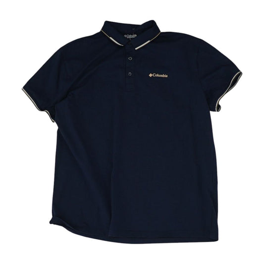 Navy Solid Short Sleeve Polo