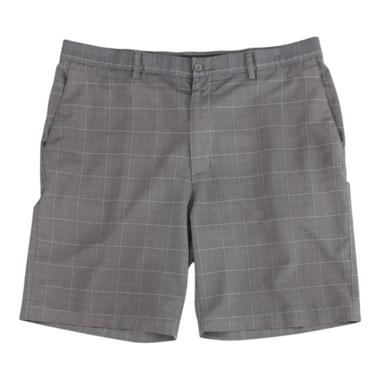 Gray Plaid Shorts