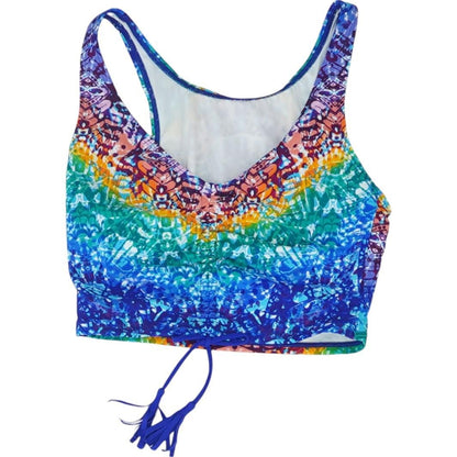 Multi Tie Dye Swim Top