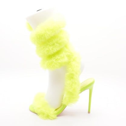 Yaseen-Lime Neon Green Platform Heels