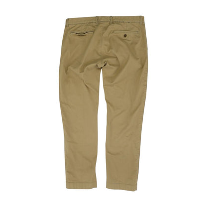 Khaki Solid Chino Pants