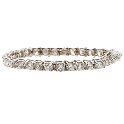 14K White Gold Diamond Tennis Bracelet