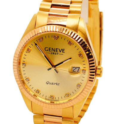 Women's 18K Gold Two Tone Oyster Style Watch