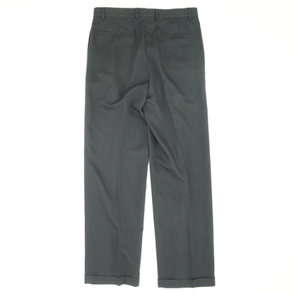 Vintage Straight Fit Pleated Dress Pants