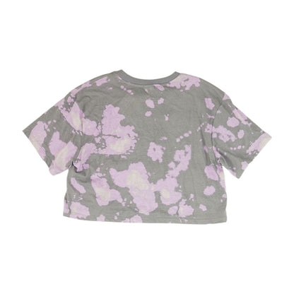 Gray Tie Dye Crewneck T-Shirt