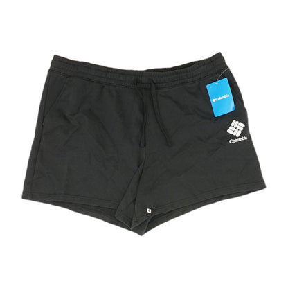 Black Solid Active Shorts