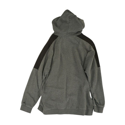 Gray Solid Hoodie Pullover