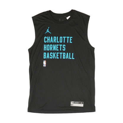 Charlotte Hornets Player Practice Black Basketball Jersey