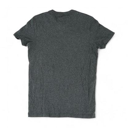 Gray Solid Crewneck T-Shirt