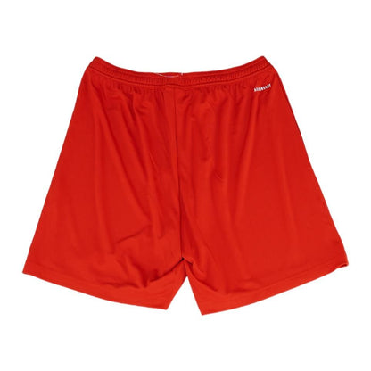 Red Solid Active Shorts