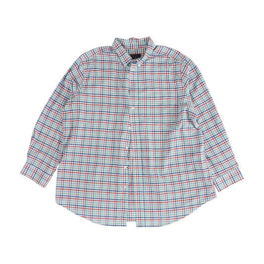 Blue Check Long Sleeve Button Down