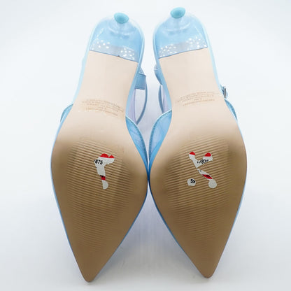 Amory Blue Plastic Stiletto