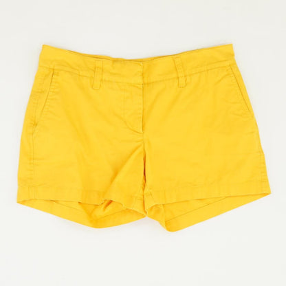 Yellow Solid Chino Shorts