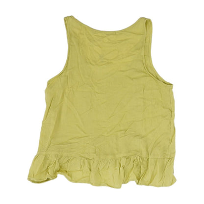 Green Solid Sleeveless Blouse