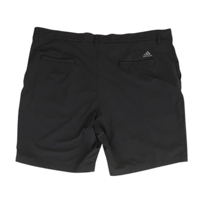 Black Solid Active Shorts