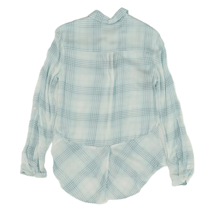 Teal Plaid Button Down