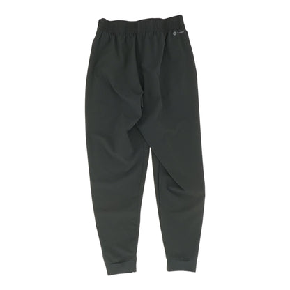 Black Solid Active Pants