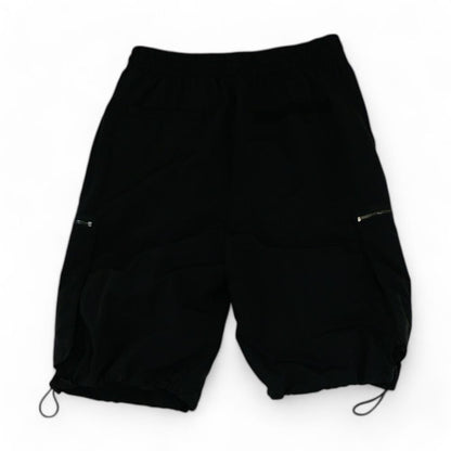 Black Solid Shorts