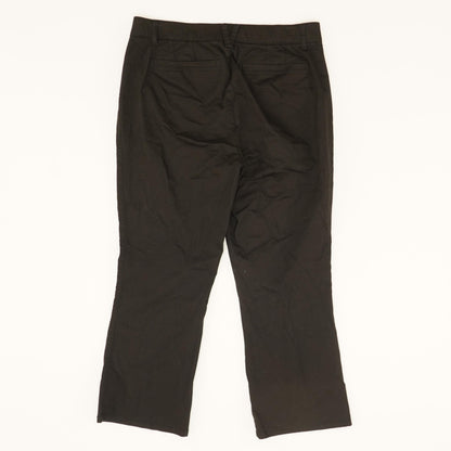 Black Solid Chino Pants