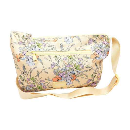 Yellow Polyester Shoulder Bag