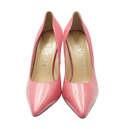 Malaga Rhodamine Pink Leather Heel