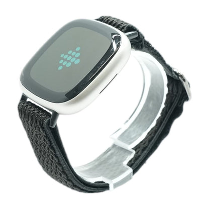 Versa 4 Silver Activity Tracker Black Band O/S