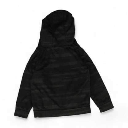 Black Color Block Hoodie Pullover