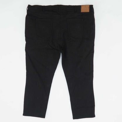 Black Solid Regular Jeans